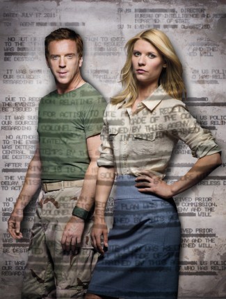 Damian Lewis and Claire Danes in 'Homeland' -- Photo courtesy of Showtime