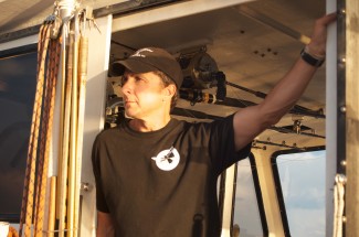 Dave Carraro, owner and captain of Tuna.com, on his boat in Gloucester, Mass. — Photo courtesy of National Geographic Channels