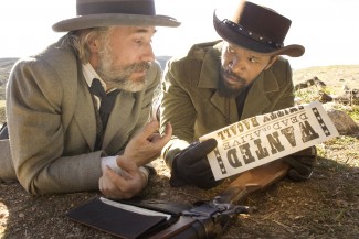 Christoph Waltz and Jamie Foxx in 'Django Unchained' — Photo courtesy of The Weinstein Company