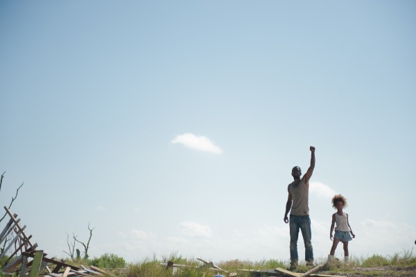 Dwight Henry and Quvenzhané Wallis in 'Beasts of the Southern Wild,' a story about a community in the Louisiana bayou — Photo courtesy of Jess Pinkham