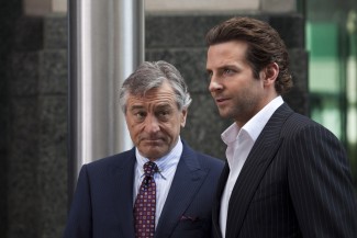 Robert De Niro and Bradley Cooper in 'Limitless' — Photo courtesy of John Baer / Relativity Media