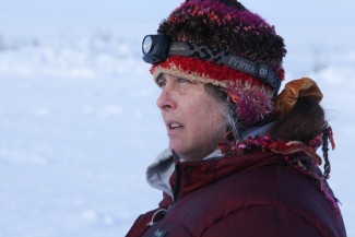 Sue Aikens in the northern reaches of Alaska — Photo courtesy of 2012 BBC Worldwide Ltd. "All Rights Reserved"