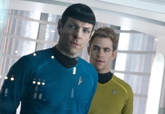 Zachary Quinto and Chris Pine in 'Star Trek Into Darkness' — Photo courtesy of Zade Rosenthal / Paramount Pictures