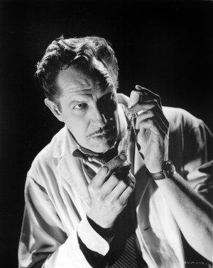 Vincent Price in William Castle's 'The Tingler' — Photo courtesy of Film Forum