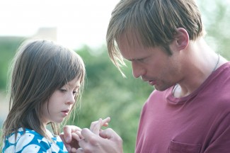 Onata Aprile and Alexander Skarsgård in 'What Maisie Knew' — Photo courtesy of JoJo Whilden