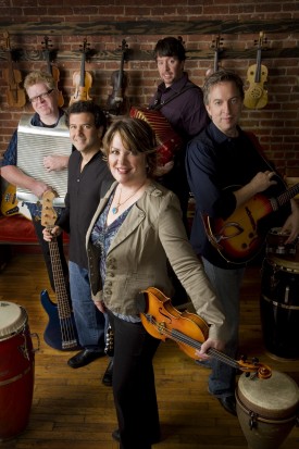 Eileen Ivers and her band — Photo courtesy of Luke Ratray
