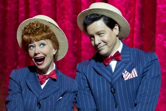 Sirena Irwin and Bill Mendieta as Lucy and Ricky in 'I Love Lucy: Live on Stage' — Photo courtesy of Jeremy Daniel