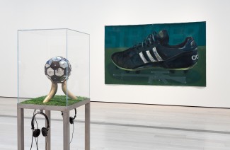 Installation View Fútbol: The Beautiful Game February 2 - July 20, 2014 Los Angeles County Museum of Art Photo - 2014 Museum Associates / LACMA