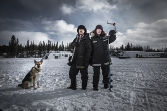 Stephan Hervieux and Allyce Rattray from 'Ice Lake Rebels' — Photo courtesy of Animal Planet