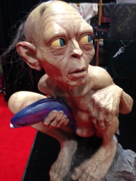 Gollum at the WETA booth, New York Comic Con 2014 — Photo by John Soltes