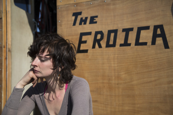 Emily Riedel is captain of the summer dredge, The Eroica — Photo courtesy of Discovery Channel