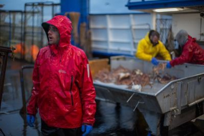 Jake Anderson is a deckhand on the Northwestern, a boat featured on Deadliest Catch — Photo courtesy of Discovery Channel