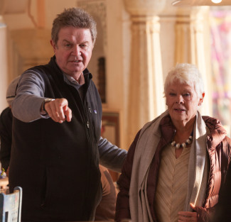 John Madden directs Judi Dench in The Second Best Exotic Marigold Hotel. Photo courtesy of 20th Century Fox Home Entertainment.