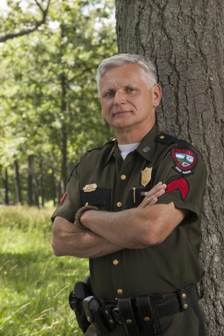 Sgt. Tim Spahr stars on Animal Planet's North Woods Law. Photo courtesy of Animal Planet.