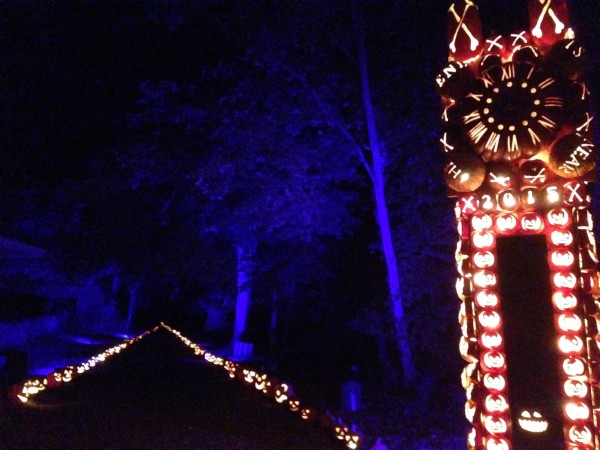 The Great Jack O'Lantern Blaze, featuring this scene from The Legend of Sleepy Hollow, runs through Nov. 15. Photo by John Soltes.