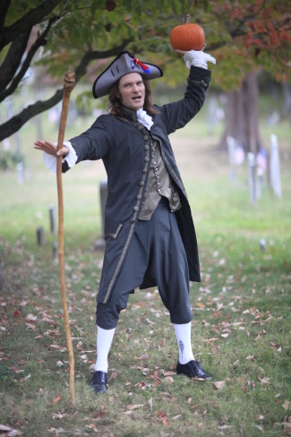 Jonathan Kruk brings The Legend of Sleepy Hollow to life in Sleepy Hollow, N.Y., and off-Broadway. Photo courtesy of Jonathan Kruk.