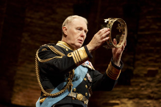Tim Pigott-Smith plays the title character in King Charles III. Photo courtesy of Joan Marcus.