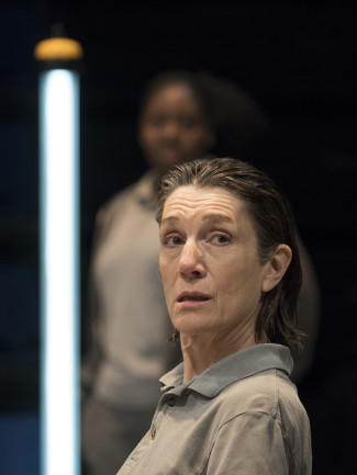 Harriet Walter plays King Henry in Henry IV. Photo courtesy of Pavel Antonov.