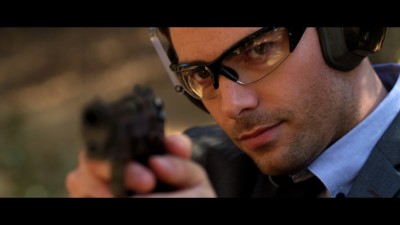 Jonathan Bennett stars in Submerged as a ex-soldier turned bodyguard. Photo courtesy of IFC Midnight.