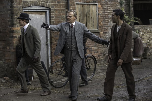 From left, Charles Edwards, Martin Clunes and Arsher Ali star in Arthur & George. Photo courtesy of Courtesy of Neil Genower/Buffalo Pictures and Masterpiece for ITV and Masterpiece.