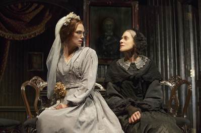 From left, Keira Knightley and Judith Light star in Roundabout Theatre Company's new production of Thérèse Paquin. Photo courtesy of Joan Marcus.