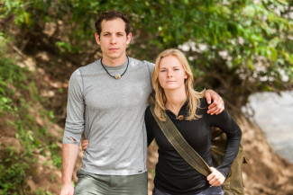 Max and Linn try to survive in the wild in Mexico on Men Women Wild. Photo courtesy of Discovery Channel.