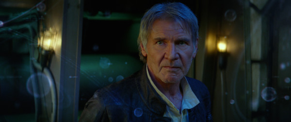 Star Wars: The Force Awakens stars Harrison Ford as Han Solo. Photo courtesy of 2014 Lucasfilm Ltd. & TM. All Right Reserved.