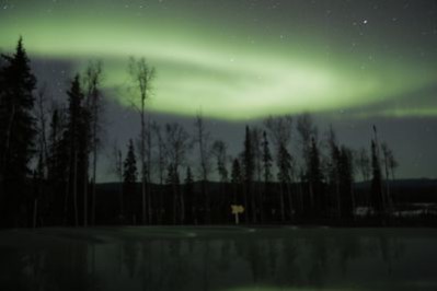 The northern lights are a frequent presence in Alaska, setting for Animal Planet's new series, Alaska Proof. Photo courtesy of Animal Planet.