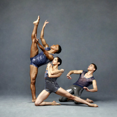 Daniel Harder, Sarah Daley and Michael Francis McBride are featured in Alvin Ailey American Dance Theater's company. Photo courtesy of Andrew Eccles.