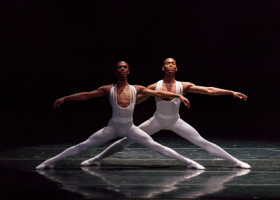 Dance Theatre of Harlem includes Anthony Savoy and Fredrick Davis. Photo courtesy of Sharen Bradford.