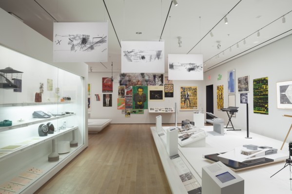 Installation view of Making Music Modern: Design for Ear and Eye, The Museum of Modern Art, November 15, 2014–November 15, 2015. © 2014 The Museum of Modern Art. Photo: John Wronn