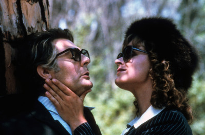 Marcello Mastroianni and Bernice Stegers star in Federico Fellini’s City of Women. Photo courtesy of Film Forum via Photofest.