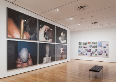 Installation view of Walid Raad, The Museum of Modern Art, October 12, 2015-January 31, 2016. © 2015 The Museum of Modern Art, New York. Photo: Thomas Griesel