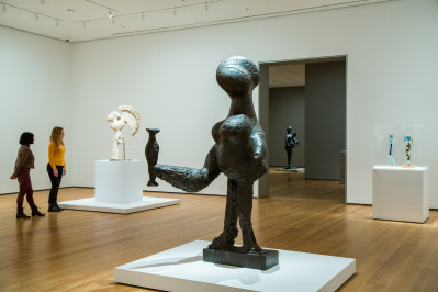 Installation view of Picasso Sculpture. The Museum of Modern Art, New York, September 14, 2015–February 7, 2016. © 2015 The Museum of Modern Art. Photo: Pablo Enriquez