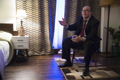 Michael Pemberton stars in Insignificance at Langham Place on Fifth Avenue. Photo courtesy of Jenny Anderson.