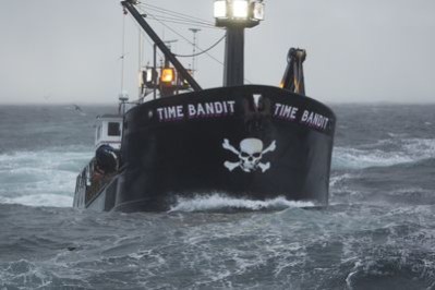 The Time Bandi is one of the most frequently featured ships on Deadliest Catch. Photo courtesy of Discovery Channel.