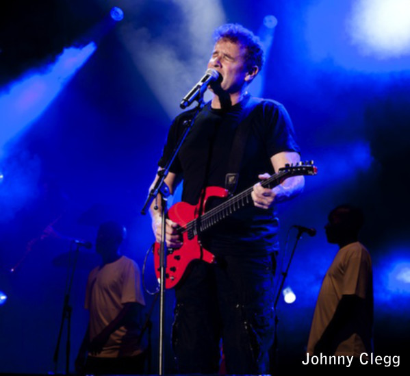 Johnny Clegg performs during one of his concerts. He is currently touring North America. Photo courtesy of SRO Artists.