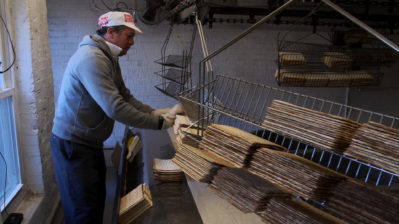 Michael Levine’s documentary Streit's: Matzo and the American Dream follows the challenges and triumphs of a Lower East Side manufacturer of matzo. Photo courtesy of Menemsha Films.