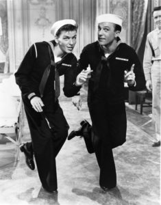 Frank Sinatra and Gene Kelly in Anchors Away. Photo courtesy of NJPAC.
