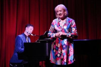 Michael Roulston and Dillie Keane star in Hello Dillie!, a new 90-minute cabaret show part of Brits Off-Broadway at 59E59 Theaters. Photo courtesy of Carol Rosegg.