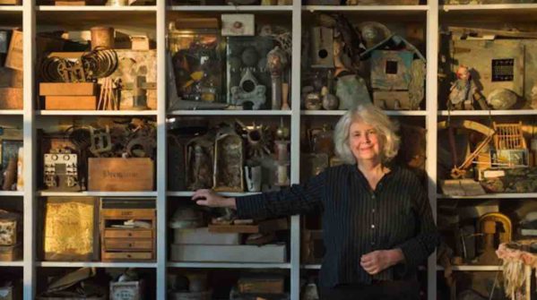 Rosamond Purcell stands in her Massachusetts studio. Photo by Dennis Purcell. Courtesy of BOND/360.
