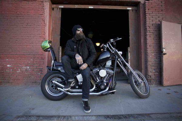 Jason Wilson gets ready for the first season of Sacred Steel Bikes, premiering Sept. 12 at 10 p.m. on Discovery. Photo courtesy of Discovery Channel.