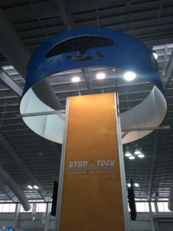 Star Trek: Timelines gave away free collectible cards every hour at Star Trek: Mission New York. Photo by John Soltes.