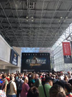 Crowds packed the Javits Center for the first Star Trek: Mission New York. Photo by John Soltes.