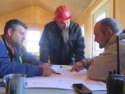 Dave Turin, far right, sets out to find the gold on the new season of Gold Rush. He is joined by the Hoffman family. Photo courtesy of Discovery Channel.