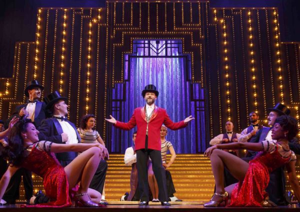 Paramour, currently at the Lyric Theatre, stars Jeremy Kushnier as AJ Golden. Photo courtesy of Joan Marcus.