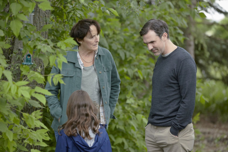 Channel Zero: Candle Cove stars, from left, Fiona Shaw as Marla Painter and Paul Schneider as Mike Painter. Photo courtesy of Allen Fraser/Syfy.