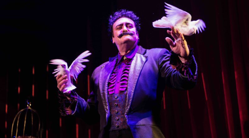 Rick Thomas stars as the Immortal in The Illusionists: Turn of the Century on Broadway. Photo used with permission, The Illusionists.